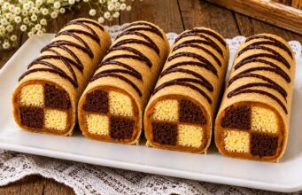 Domino rezy v oblátke. Retro zákusok, ktorý zaujme šachovnicovým vzorom domino-rezy-v-oblatke-recept