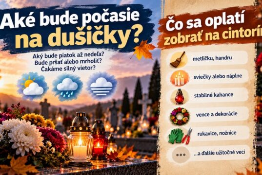Aké bude počasie na Dušičky podľa meteorologičky? A čo si nezabudnúť na cintorín? ake-bude-pocasie-na-dusicky